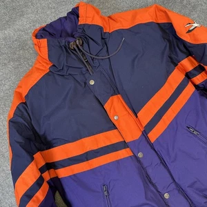 Vintage Triple FAT Goose Jacket Mens Large Down Insulated Warm Coat 90s - Picture 1 of 12