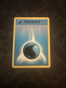 Water Energy 102/102 Shadowless Base Set Pokemon Card D7 - Picture 1 of 2