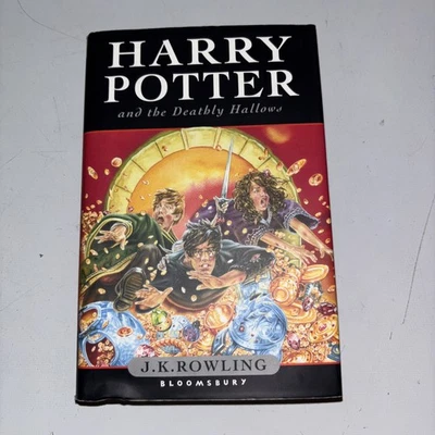 Harry Potter and the Deathly Hallows. First Edition 1st Print H/B Bloomsbury VGC - Image 1 of 4