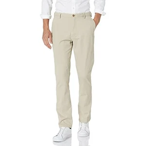 Pantalones chinos elásticos delanteros planos IZOD para hombre nuevos con etiquetas - 30W x 30L - Imagen 1 de 2
