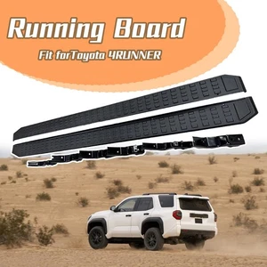 Fit for Toyota 4Runner 2025 2026 6th Gen Black Side Step Aluminium Running Board - Picture 1 of 11