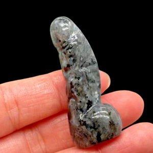2" Top Anfíbol Natural Cuarzo Pene Calavera Tallada Cristal Calavera Curación 1 pieza - Imagen 1 de 12