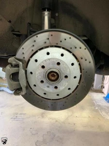 Audi RS6 C6 Stahlbremsscheibe 356x28mm HA mit TÜV ersetzt 3W0615601H 3W0615602D - Picture 1 of 1
