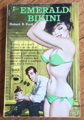 The Emerald Bikini by Robert B. Ford Saber # SA-43 1963 (VG) Edwards cover - Image 1 of 4