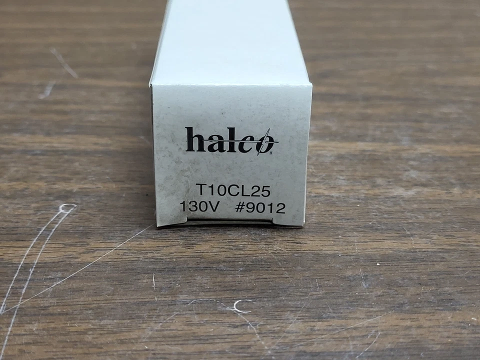 HALCO 9012 25T10CL-130 LAMP 25WATT T10  CLEAR 130VOLT MEDIUM BASE NEW (SEE PICS) - Image 1 of 2