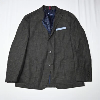 NUEVO Abrigo Deportivo Blazer Cremax Grande Marrón Glenn Cuadros Tweed Parche en el Codo Para Hombre Foto 1 de 4