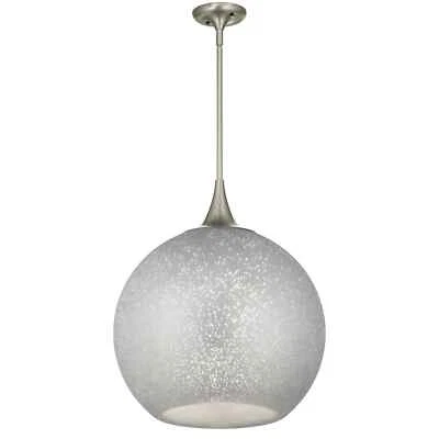 Kichler 43553NI Sitara 1 Light Pendant in Brushed Nickel (NEW -BOX DAMAGE ONLY) - Image 1 of 2