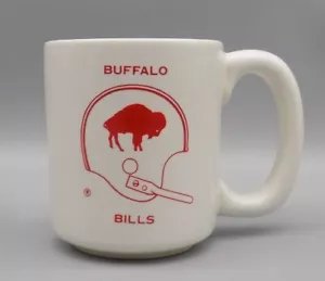 Tazza caffè vintage Buffalo Bills fine anni 60 Chase & Sanborn promo rossa Pyro New York - Foto 1 di 7