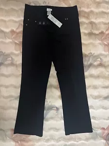 CACHE WOMEN CROP 0 00 XS DRESS PANTS WORK CLASSY BLACK GIRLS SIZE 16 ANKLE - Picture 1 of 1
