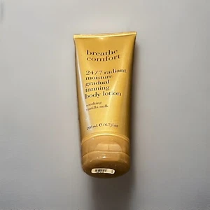 Bath & Body Works BREATHE COMFORT VANILLA MILK Tanning Body Lotion 6.7 oz RARE - Picture 1 of 2