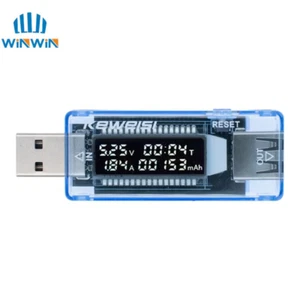 Voltage Meters Current Voltage Capacity Battery USB Charger Power Bank Tester - Picture 1 of 12