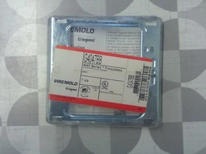 Wiremold G4047BB 4047 Series 2 Gang Duplex Receptacle Faceplate *Free Shipping* - Picture 1 of 3