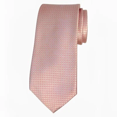 Corbata de Seda MICHAEL KORS Para Hombres Rosa Exeter Micro Tejida Clásica 3.15 Diseñador Corbata Foto 1 de 4