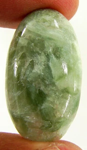 Piedra de envoltura de alambre de cabujón de piedras preciosas sueltas de serafinita natural de 38,15 quilates - 64908 - Imagen 1 de 5