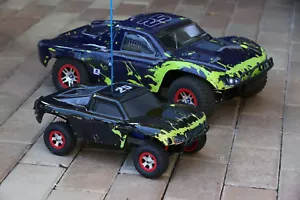 Custom Body Muddy Grün für Traxxas 1:16 Slash Karosserie Muddy 7012 gebürstetes Auto - Bild 1 von 5
