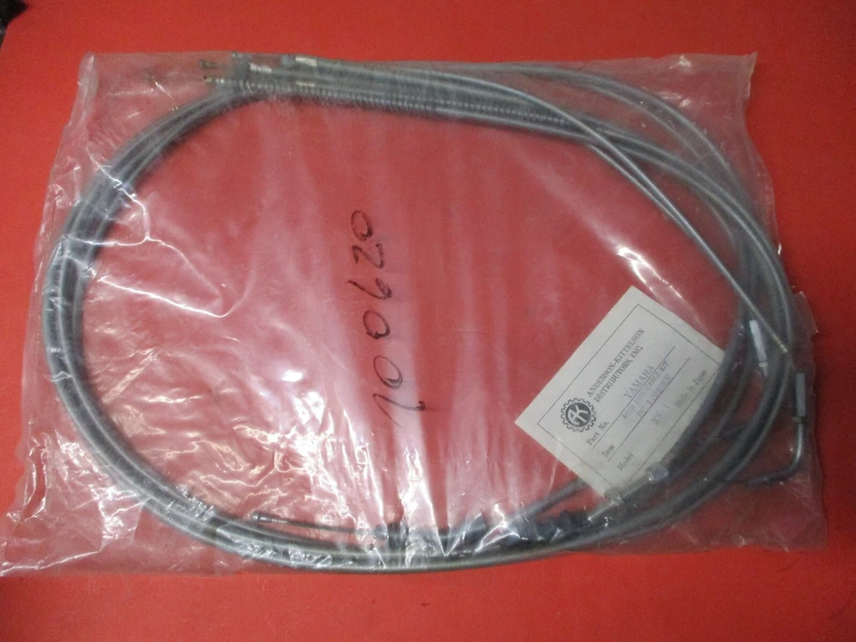KIT CABLE BARRA ALTA 15" MÁS LARGO VINTAGE YAMAHA 1970 1971 XS1 Foto 1 de 1