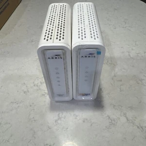 ARRIS SURFboard SB6190 DOCSIS 3.0 32 x 8 Gigabit Cable Modem White Lot Of 2 - Picture 1 of 4