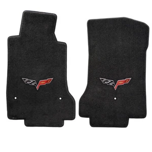 Lloyd Mats For 05-13 Corvette C6 2 Pc EBONY ULTIMAT Floor Mats Carpets Liners - Picture 1 of 8