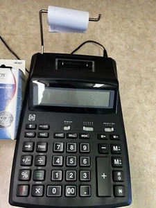 Tru Red 12 Digit Desktop Printing Calculator - Picture 1 of 5