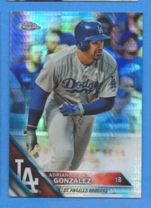 2016 Topps Chrome Prism Refractor #26 Adrián González Dodgers - Imagen 1 de 1
