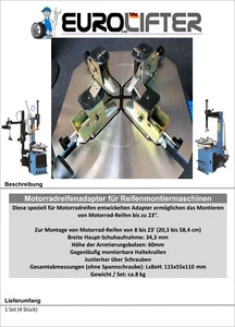 Motorrad Reifen Motorradreifen Adapter 4tlg Reifenmontiermaschine Reifenmontage - Bild 1 von 3