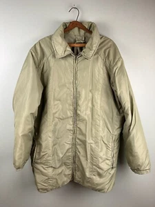 Sun Valley Blizzard Cloth Vintage Full Length Ski Jacket Large Green/Beige Nylon - Picture 1 of 11