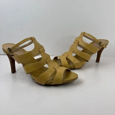 Sandalia Kenneth Cole Reaction para mujer 8M de cuero Gladiador punta abierta Foto 1 de 4