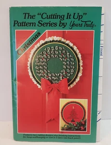 CHRISTMAS CUTTING IT UP Hoop Wall Hanging + Vest 3 Sizes Quilt Sew Pattern UNCUT - Picture 1 of 5