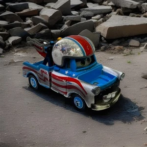 Disney Pixar Cars Toon Cannonball Mater Loose Burnt Damaged - Picture 1 of 9