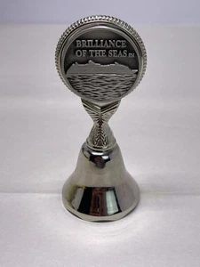 Campana de metal de recuerdo coleccionable Brilliance of the Seas - A1 en perfecto estado - Imagen 1 de 7