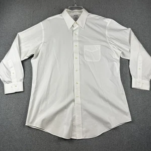 Camicia Brooks Brothers uomo 17-2/3 Regent senza ferro con bottoni tasca elegante camicia - Foto 1 di 8