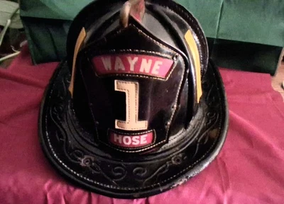Vintage Cairns Brothers New York new Yorker leather fire helmet - Image 1 of 4