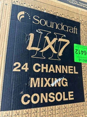 Used Soundcraft LX7ii 32-Channel Professional Mixer Console (Good Condition) - Image 1 of 2