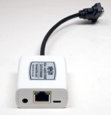 TrippLite B130-101A-SR VGA Audio Over CAT5 Extender Short Range Transmitter Unit - Image 1 of 2