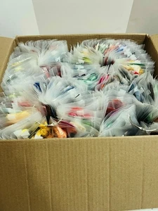 Over 500 New & Used Lot of DMC Embroidery Floss Skeins Cross Stitch Thread Read - Picture 1 of 11