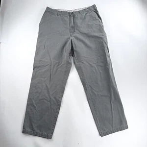 Vintage Columbia Men's 36x32 Gray Utility Pants Hiking Fishing Camping - Picture 1 of 11