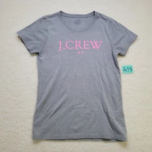 J. Camiseta de coleccionista Crew Factory para mujer "Logo" manga corta S gris usada - Imagen 1 de 12