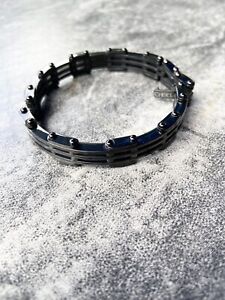 Chisel Stainless Steel Black IP-plated Bracelet, FREE SHIPPING.