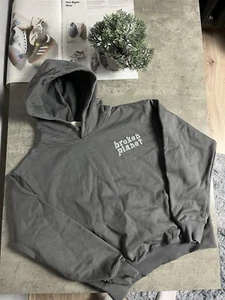 Broken Planet Basics Hoodie Grey Size S - Picture 1 of 9
