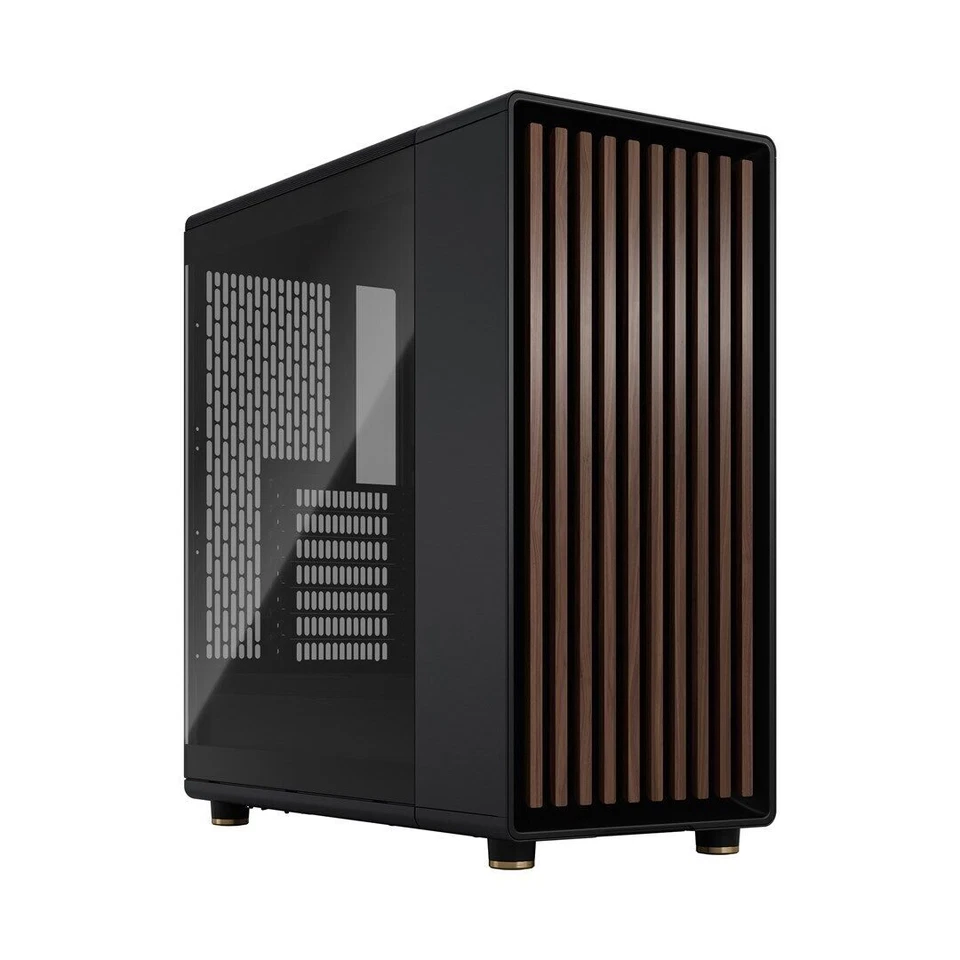 Fractal Design TG North Mid-Tower-Gehäuse - Charcoal Black TG Dark