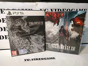 FINAL FANTASY XVI, DELUXE EDITION, + CARTOLINE E POSTER, PS5, NUOVO - Picture 1 of 8