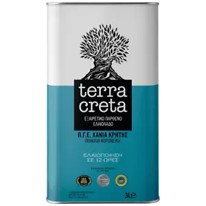 Greek olive oil Terra Creta PGI Chania Crete Metal Container 3lt - Picture 1 of 2
