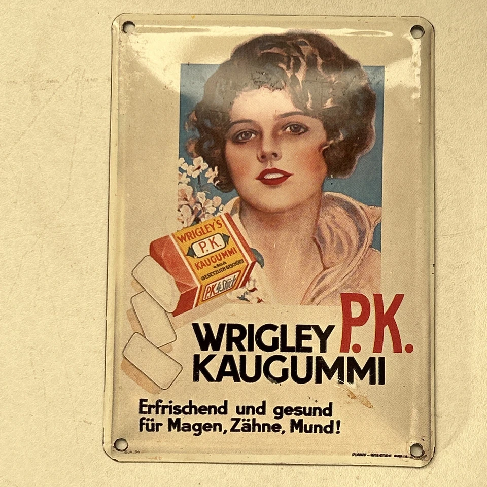 Mini Blechschild Wrigley Kaugummi 11x8 - Bild 1 von 4