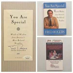Fred Rogers Mr Mister Rogers Signed Autograph You Are Special - JSA - FREE S&H!