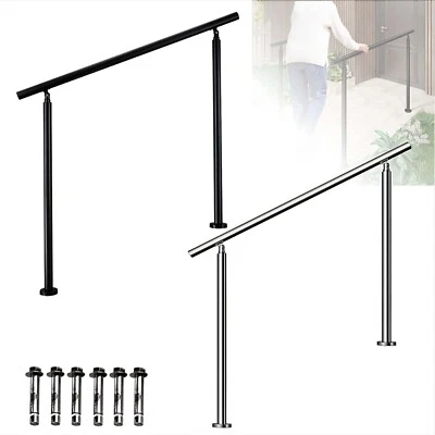 Geländer Eingangsgeländer Treppengeländer Edelstahl Handlauf für Innen und Außen - Bild 1 von 4