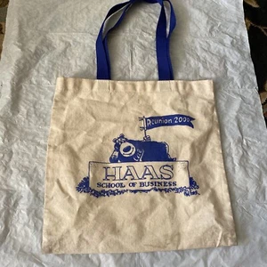 Vintage Cal Berkeley Reunion 2000 Haas Business School Tote Bag Rare - Picture 1 of 2