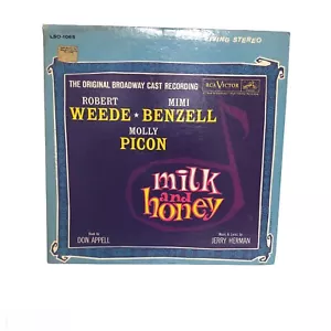 Milk And Honey 1961 LP Robert Weede Mimi Benzell Molly Picon Original Broadway - Bild 1 von 10