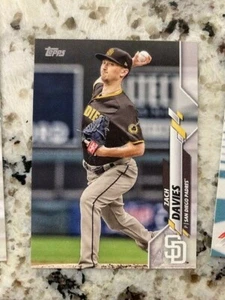 2020 TOPPS ON-DEMAND MINI CARD SAN DIEGO PADRES ZACH DAVIES #U-155 - Picture 1 of 1