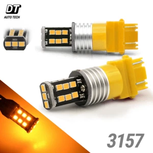 2X 50W 3157 LED ámbar amarillo señal de giro estacionamiento DRL bombillas de alta potencia - Imagen 1 de 6