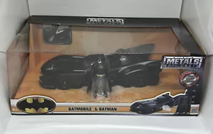 Batman 1989 Batmobile & Batman scala 1-24 nuovo in scatola Jada 98260 - Foto 1 di 4